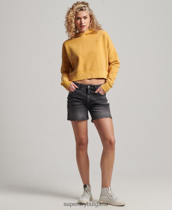 Superdry облекло N00H3411 злато Жени измиване на качулка