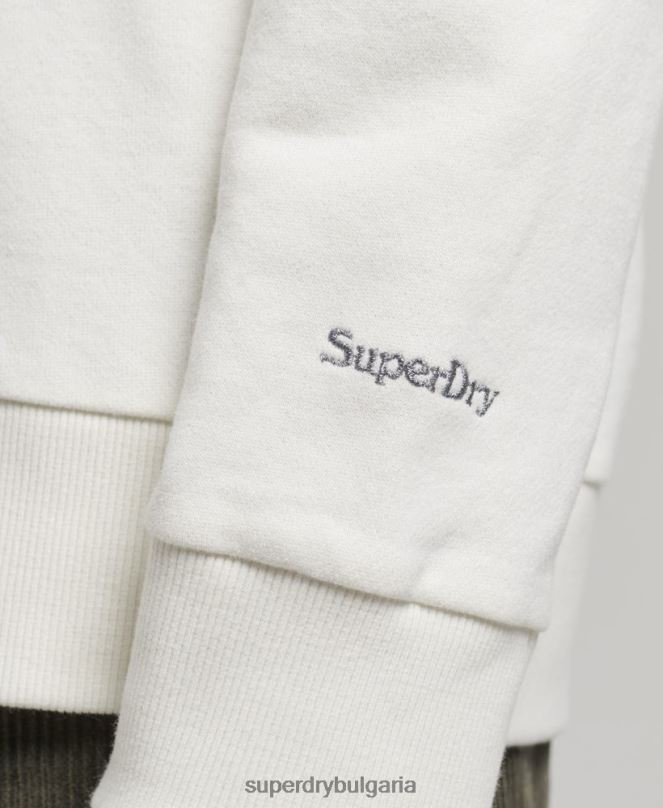Superdry облекло N00H3416 сметана Жени суичър b-movie crew
