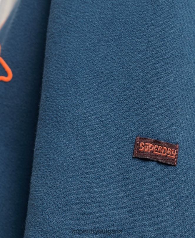 Superdry облекло N00H3462 военноморски флот Жени класически суичър с качулка Cooper