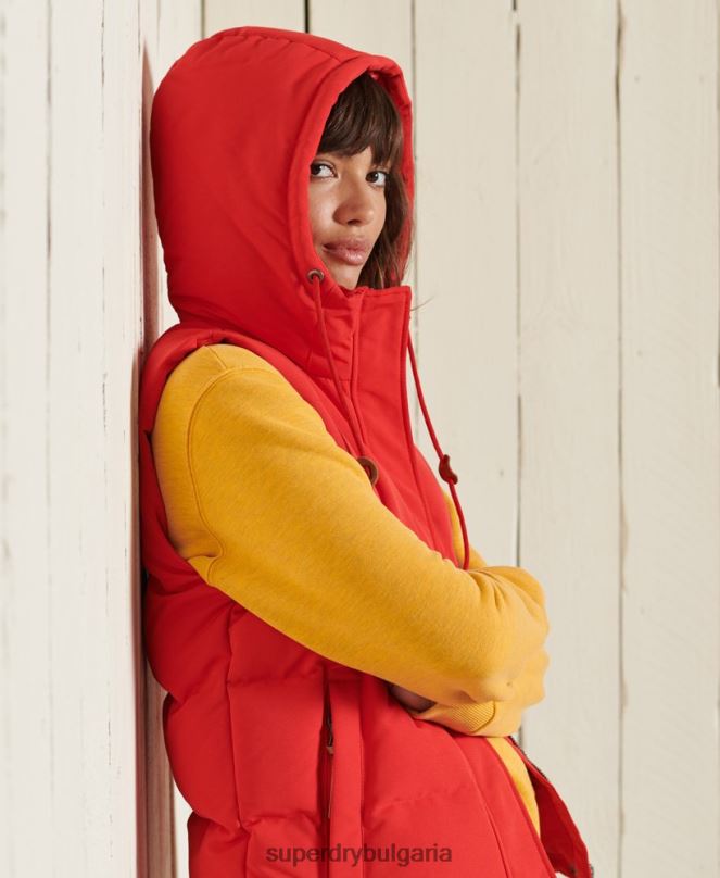 Superdry облекло N00H3463 злато Жени суичър Heritage Mountain crew