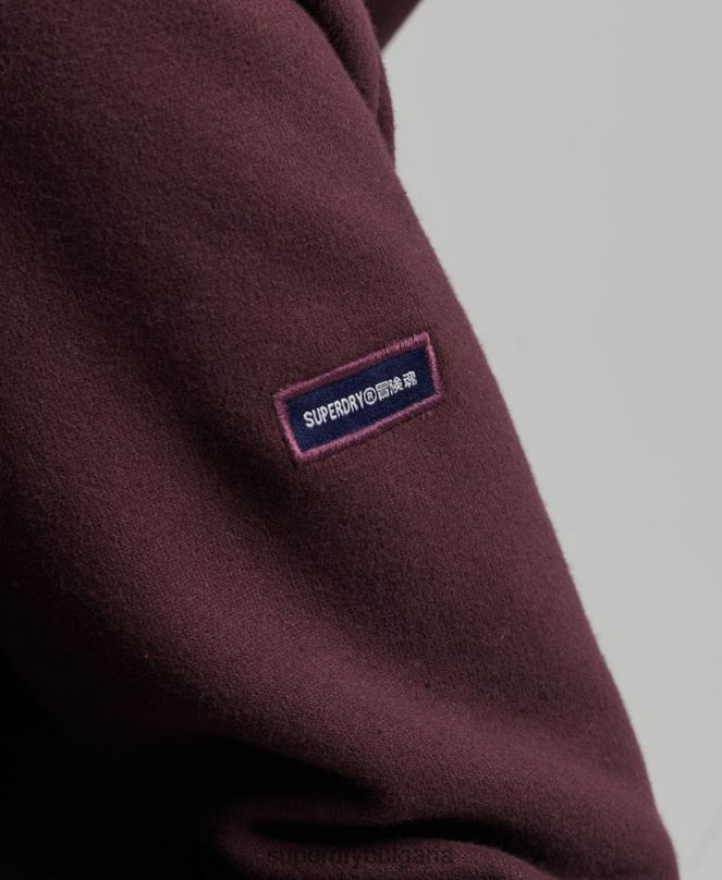 Superdry облекло N00H3474 червен Жени суичър с лого на ядрото