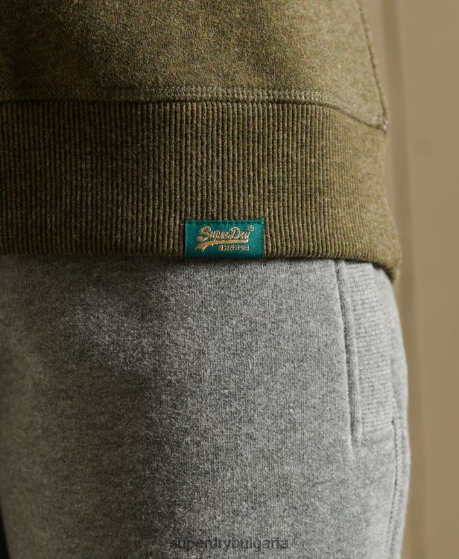 Superdry облекло N00H3478 каки Жени винтидж суичър с лого crew