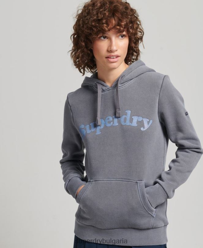 Superdry облекло N00H5781 военноморски флот Жени класически суичър с качулка Cooper