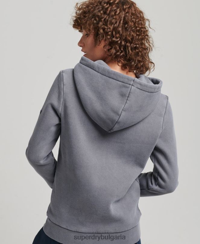 Superdry облекло N00H5781 военноморски флот Жени класически суичър с качулка Cooper