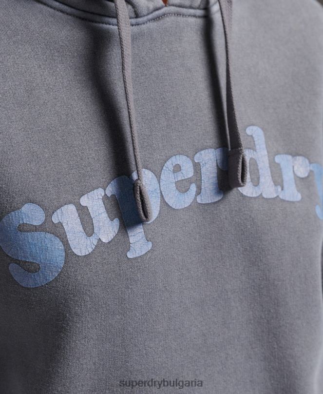 Superdry облекло N00H5781 военноморски флот Жени класически суичър с качулка Cooper