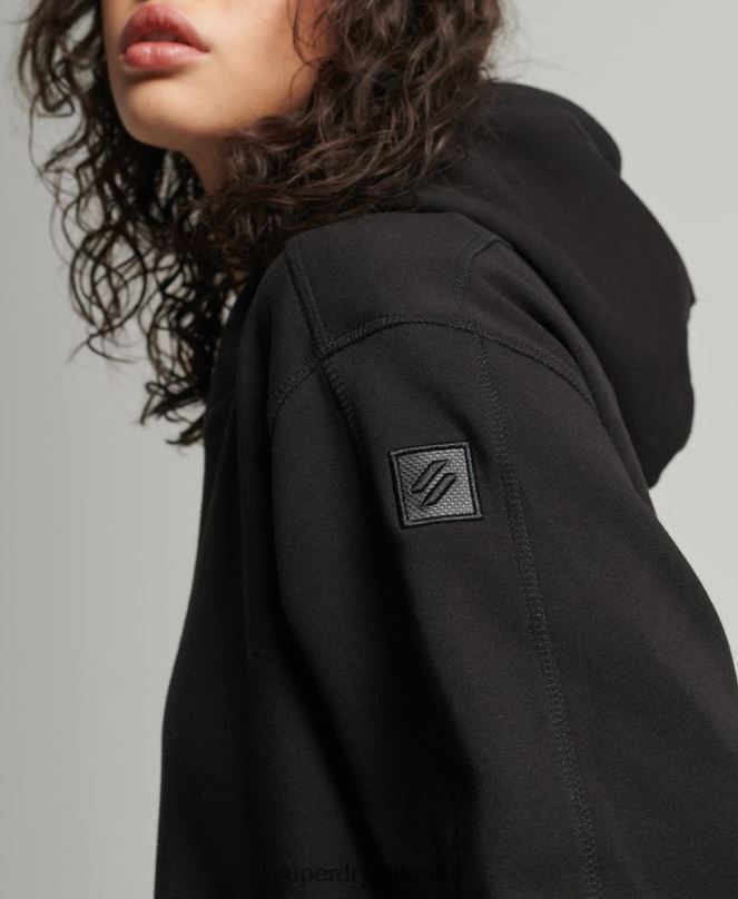 Superdry облекло N00H5789 черен Жени качулка с голяма качулка Code Tech