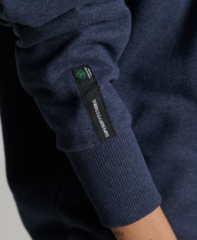 Superdry облекло N00H5833 син Жени рециклиран суитшърт city crew