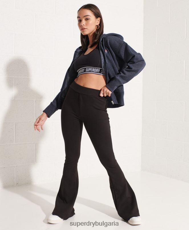 Superdry облекло N00H5848 военноморски флот Жени суичър с цип с код