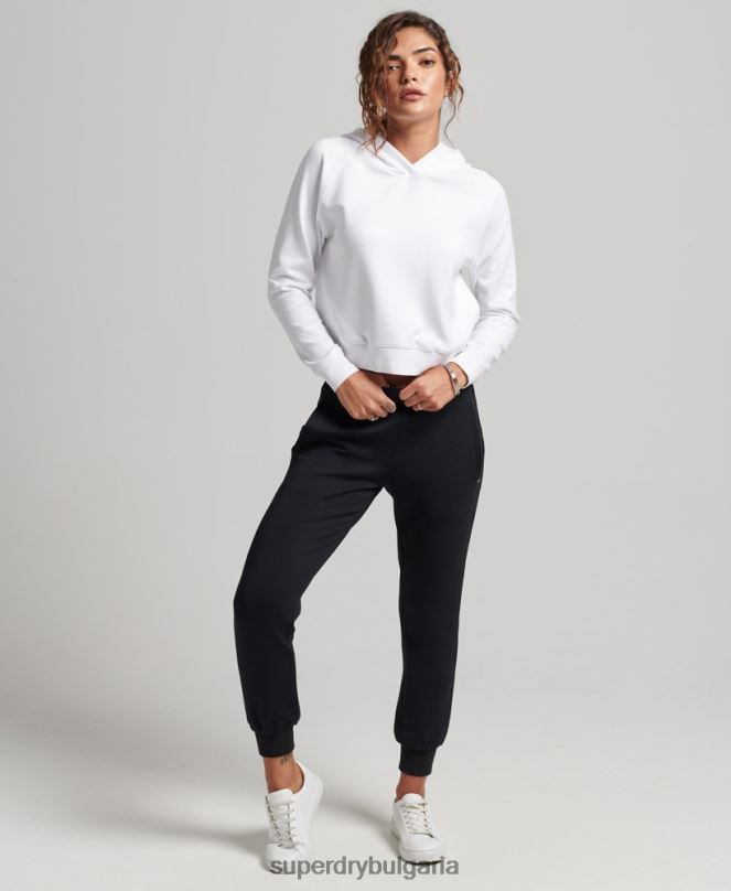 Superdry облекло N00H5853 бяло Жени модална мека качулка