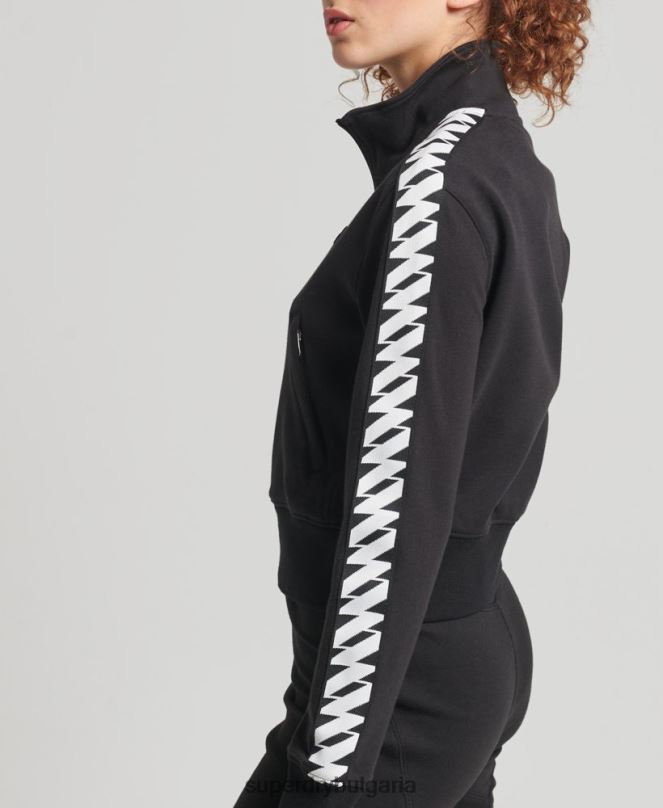 Superdry облекло N00H5878 черен Жени кодова лента отгоре