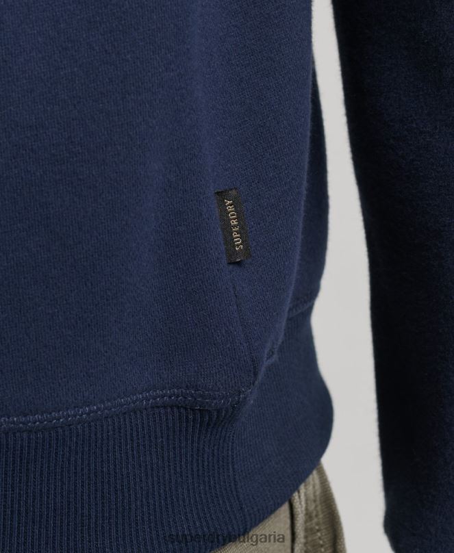 Superdry облекло N00H5879 военноморски флот Жени установен суичър на екипажа