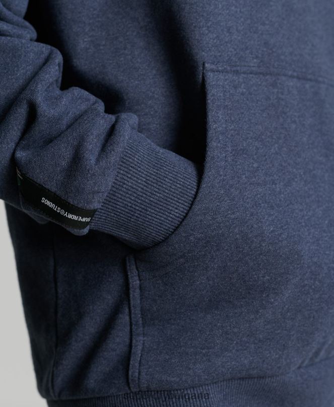 Superdry облекло N00H5906 син Жени рециклирана градска качулка