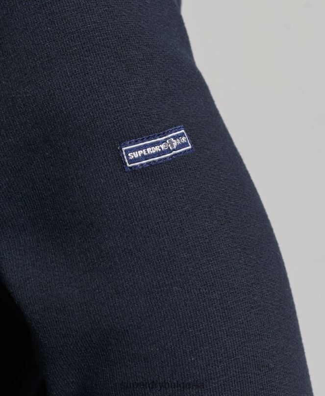 Superdry облекло N00H5936 военноморски флот Жени винтидж купър носталгичен суичър с цип
