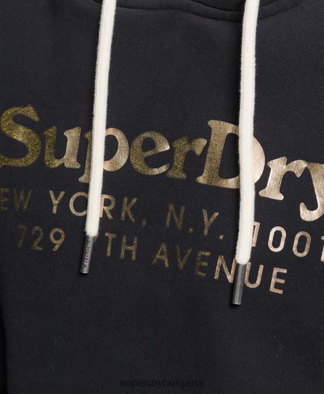 Superdry облекло N00H5985 черен Жени качулка интерес за място