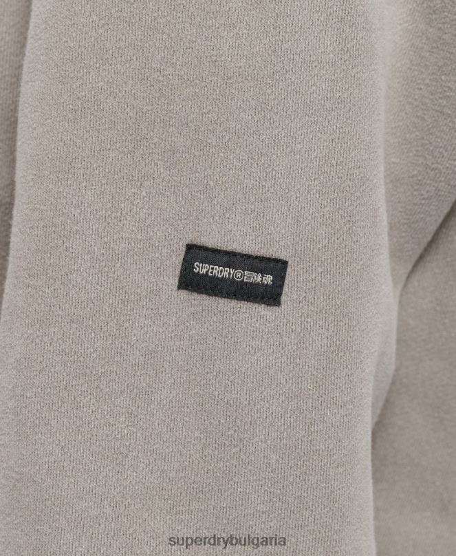 Superdry облекло N00H6036 каки Жени ретро суичър за мир и любов