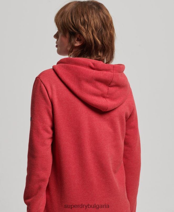Superdry облекло N00H6126 червен Жени качулка интерес за място
