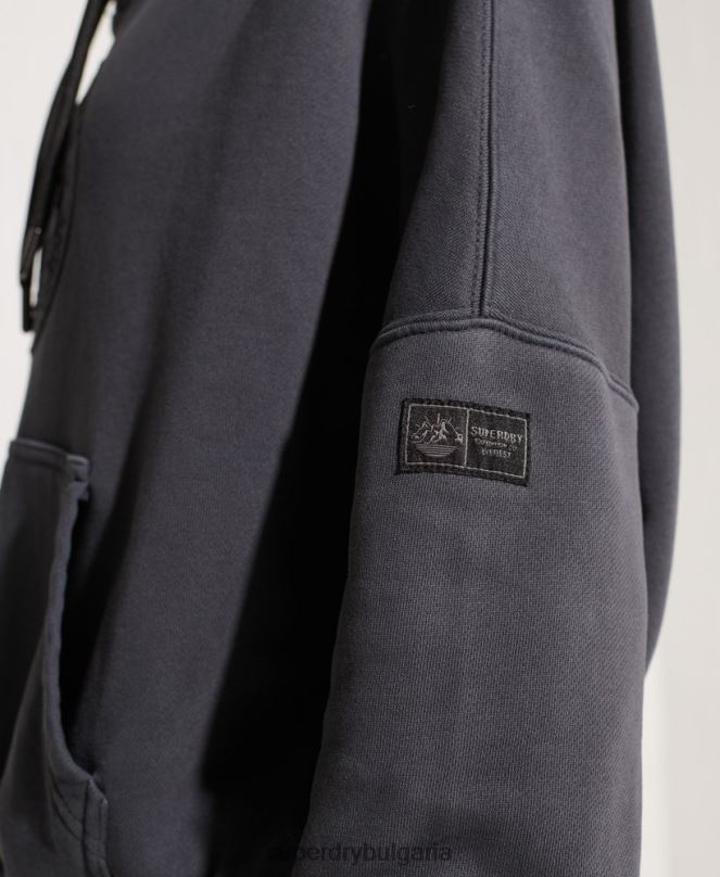 Superdry облекло N00H6144 черен Жени суичър с графична експедиция