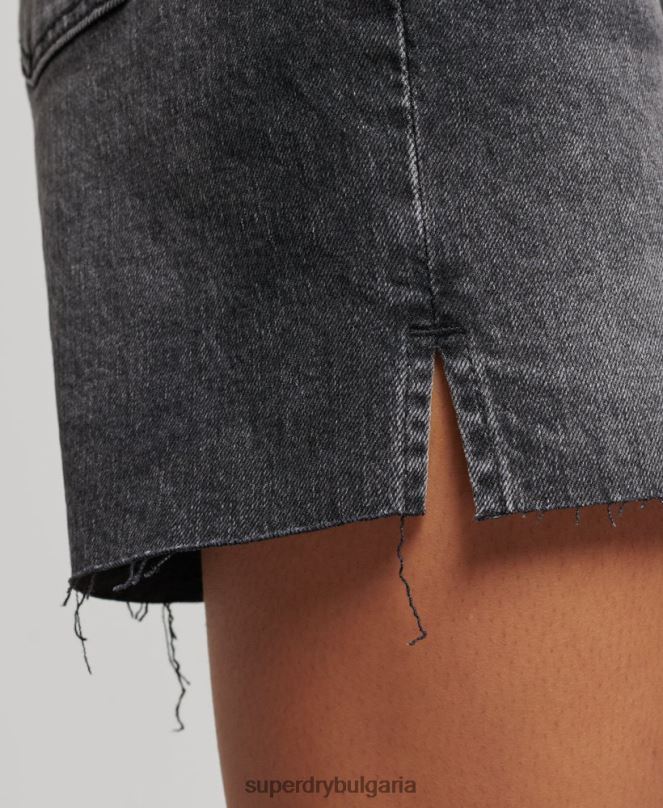 Superdry облекло N00H2158 черен Жени средна височина, отрязана късо