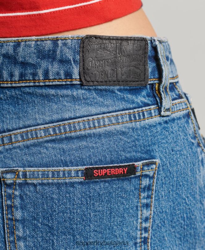 Superdry облекло N00H2212 тъмно синьо Жени средна височина, отрязана късо