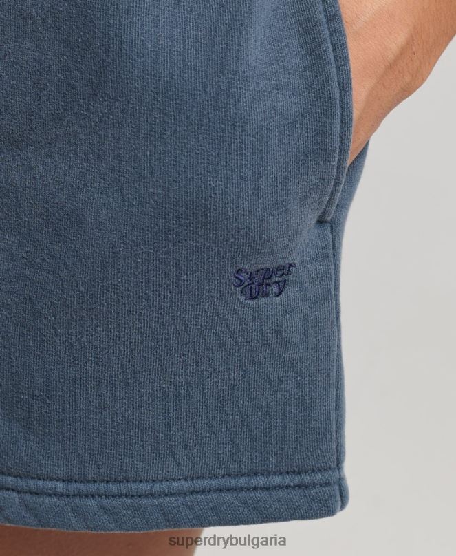 Superdry облекло N00H3122 военноморски флот Жени винтидж къси панталони за пране