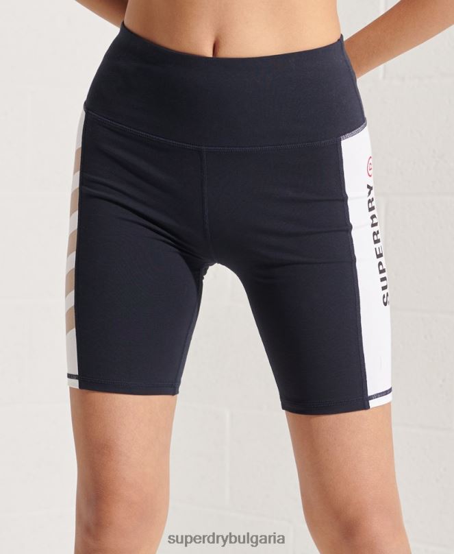 Superdry облекло N00H3143 военноморски флот Жени кратък цикъл на активен начин на живот