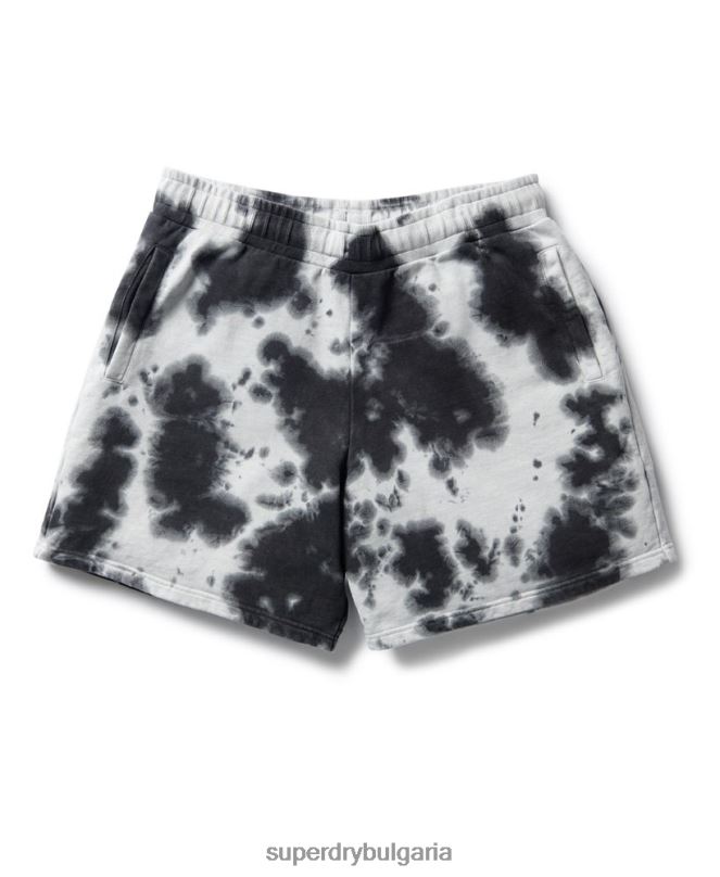 Superdry облекло N00H3167 черен Жени къси панталони тип tie dye