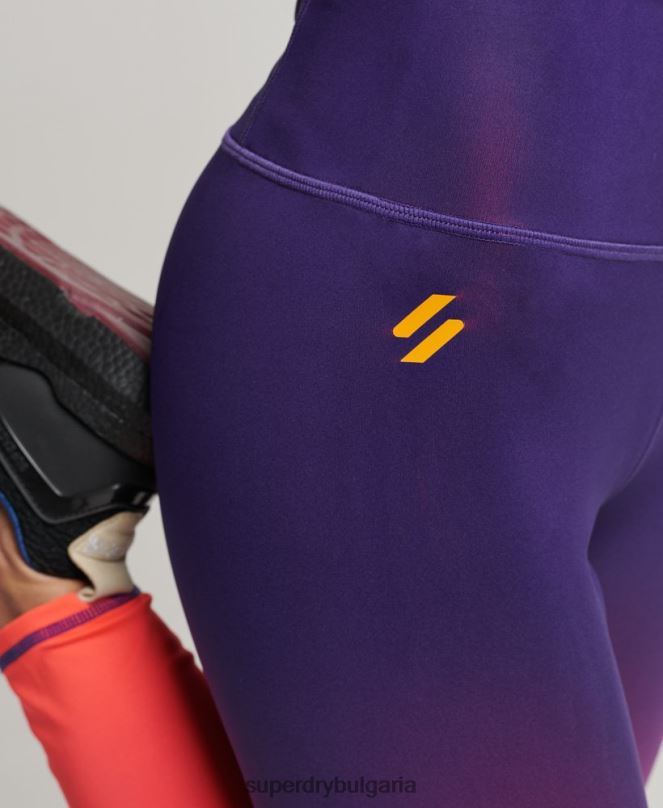 Superdry облекло N00H4045 син Жени тренировъчни основни клинове