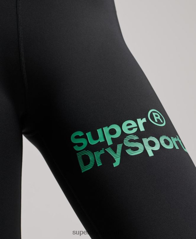 Superdry облекло N00H4046 черен Жени тренировъчен крос 7/8 клин