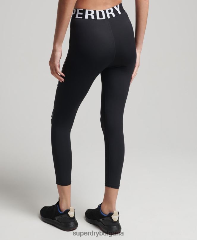 Superdry облекло N00H4068 черен Жени тренировъчен крос 7/8 клин