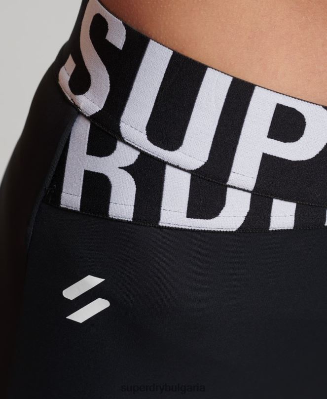 Superdry облекло N00H4068 черен Жени тренировъчен крос 7/8 клин