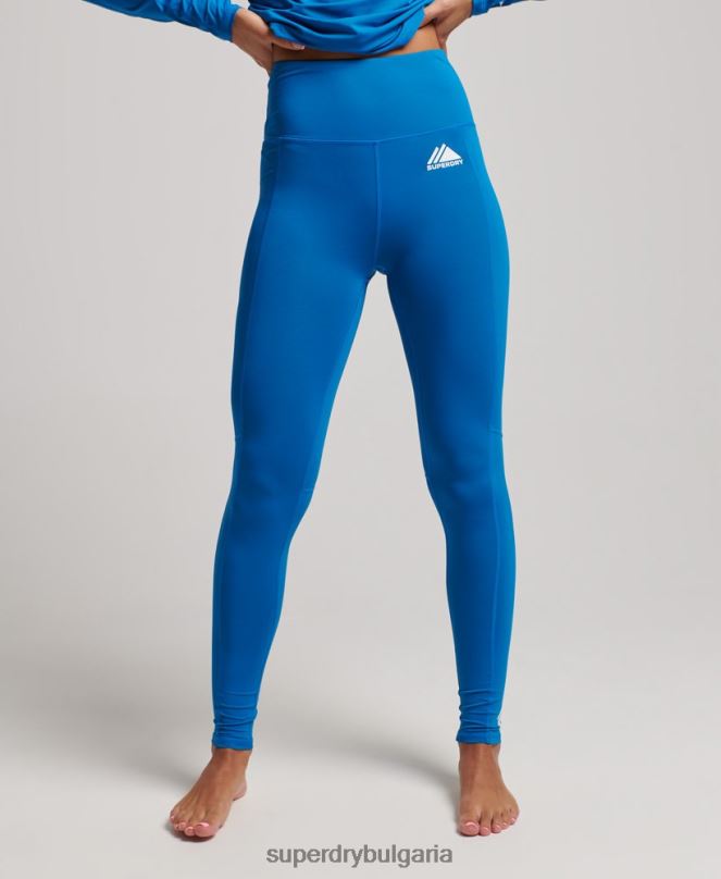 Superdry облекло N00H4074 син Жени базов слой клинове