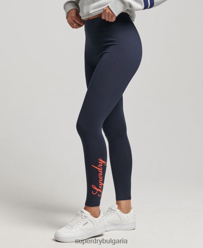 Superdry облекло N00H4088 военноморски флот Жени наследствени клинове
