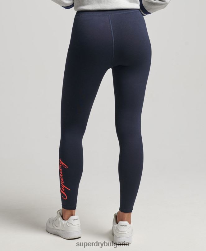 Superdry облекло N00H4088 военноморски флот Жени наследствени клинове
