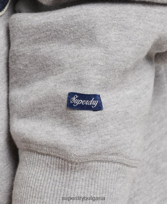 Superdry облекло N00H2456 сиво Жени гордост в крафт рокля с качулка