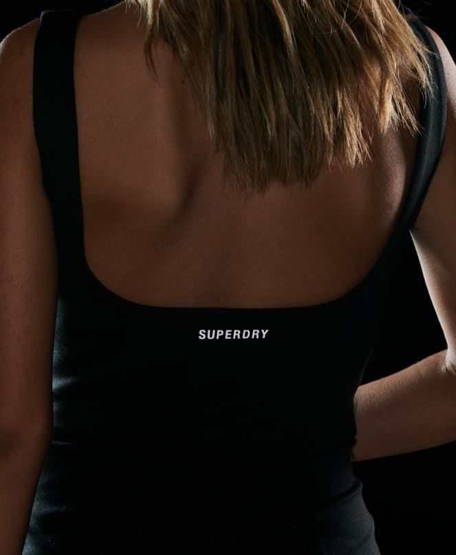 Superdry облекло N00H2501 черен Жени технологична рокля
