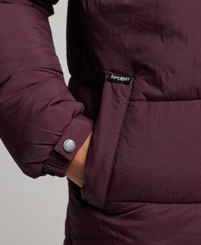 Superdry облекло N00H3624 червен Жени експедиционно палто с подплата