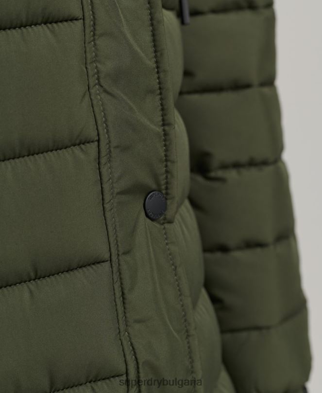 Superdry облекло N00H3649 каки Жени палто fuji супер парагади