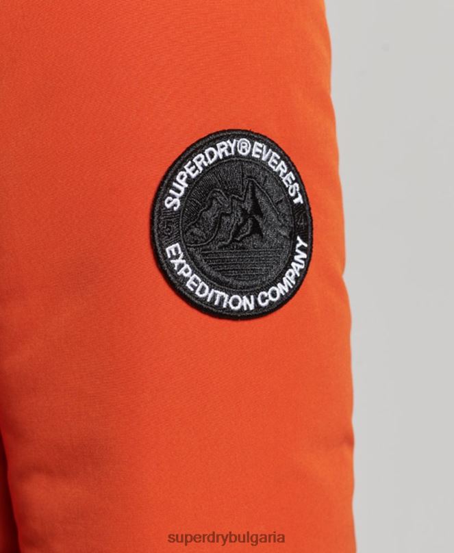 Superdry облекло N00H3684 оранжево Жени палто парка everest