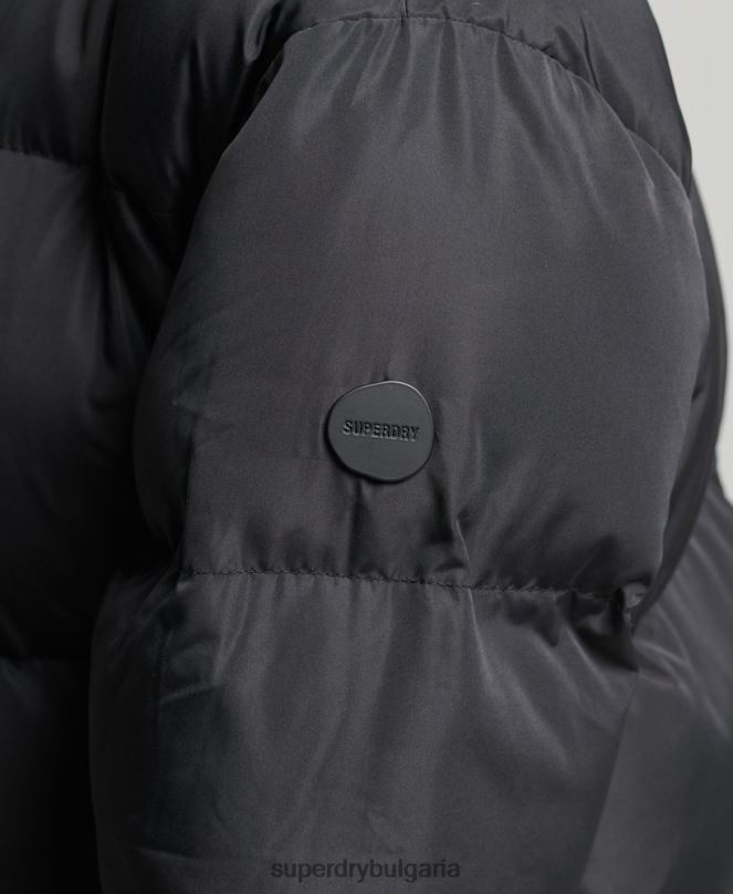 Superdry облекло N00H3706 черен Жени дълга завивка
