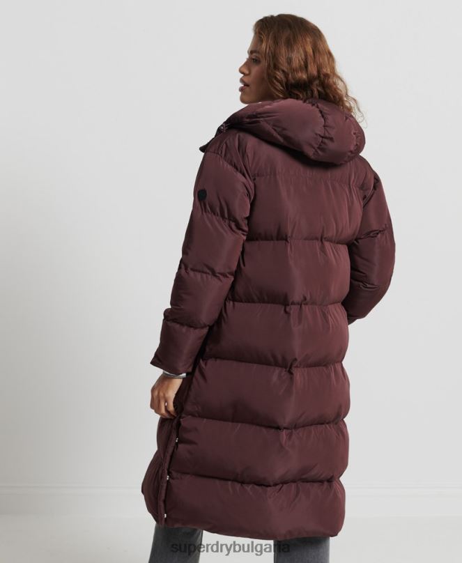Superdry облекло N00H3707 червен Жени дълга завивка