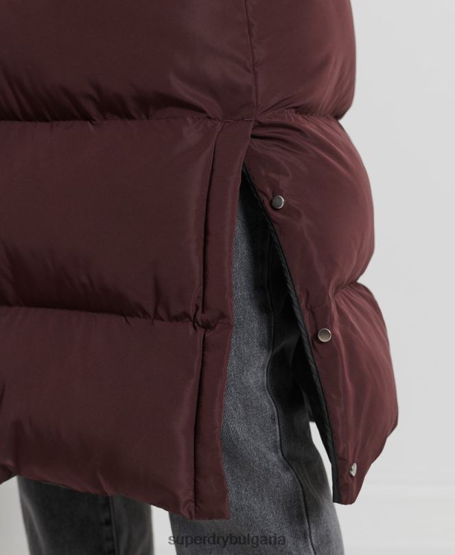 Superdry облекло N00H3707 червен Жени дълга завивка