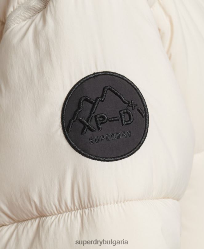 Superdry облекло N00H5470 сметана Жени пашкул парагада пухено палто