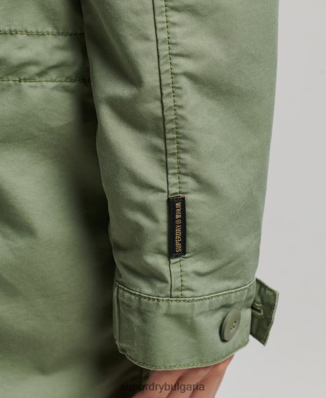 Superdry облекло N00H5663 каки Жени поле палто парка
