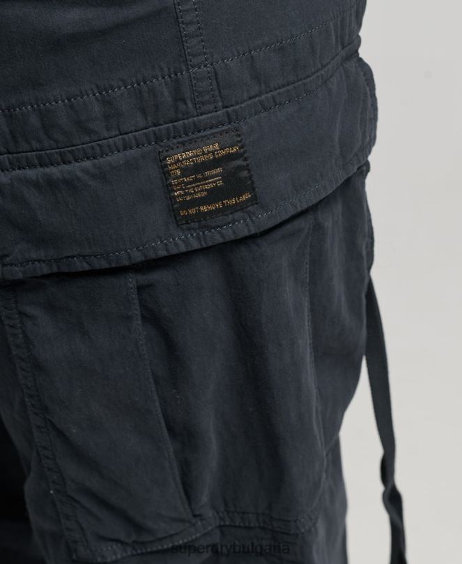 Superdry облекло N00H2273 военноморски флот Жени ретро карго панталони с ниска талия