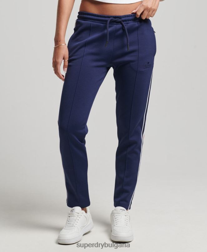 Superdry облекло N00H2576 военноморски флот Жени панталони с трико
