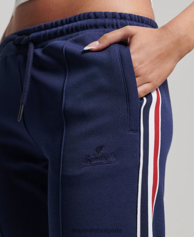 Superdry облекло N00H2576 военноморски флот Жени панталони с трико