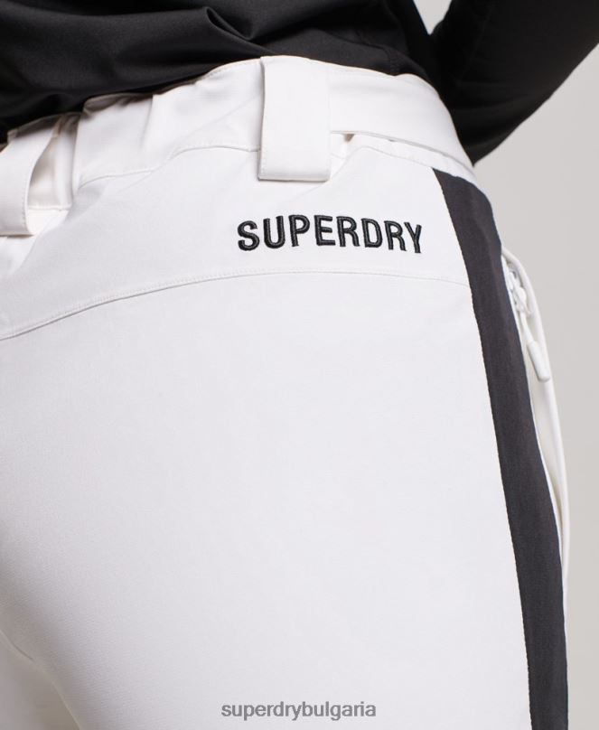 Superdry облекло N00H2592 бяло Жени основни снежни панталони
