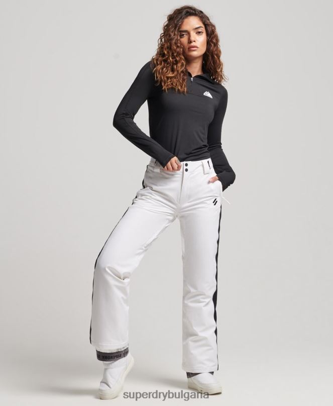 Superdry облекло N00H2592 бяло Жени основни снежни панталони