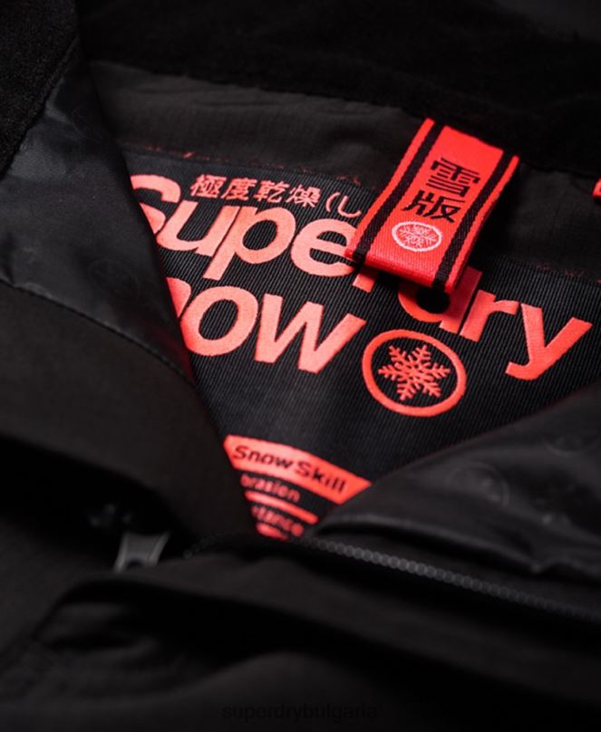 Superdry облекло N00H2610 черен Жени снежни панталони