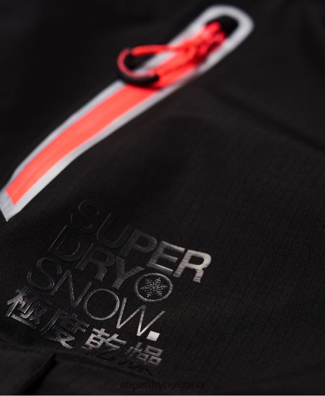 Superdry облекло N00H2610 черен Жени снежни панталони